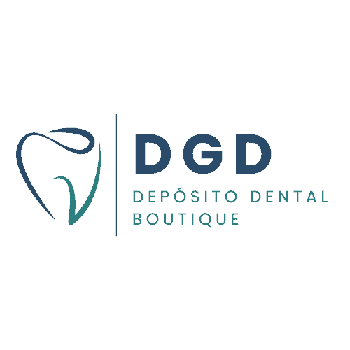 Logotipo de DGD Dental Solutions, depósito dental boutique en Lleida, con diseño transparente que simboliza precisión, confianza y tecnología dental avanzada para profesionales.