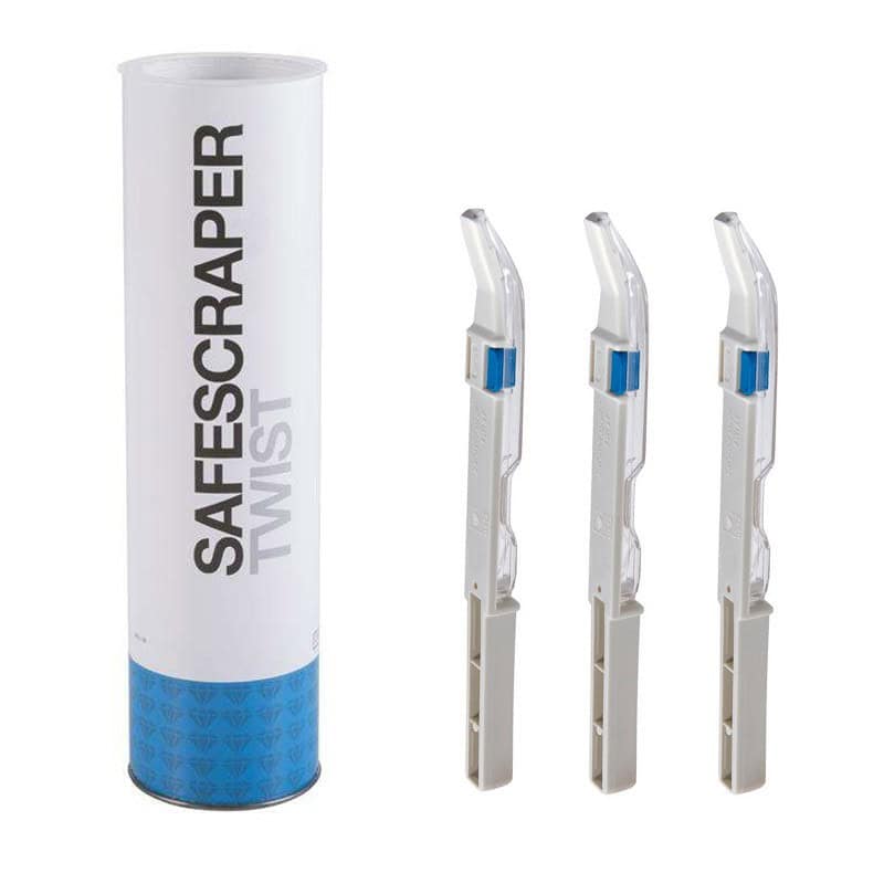 Safescraper Twist Rascador de Hueso Curvo 3uds Meta