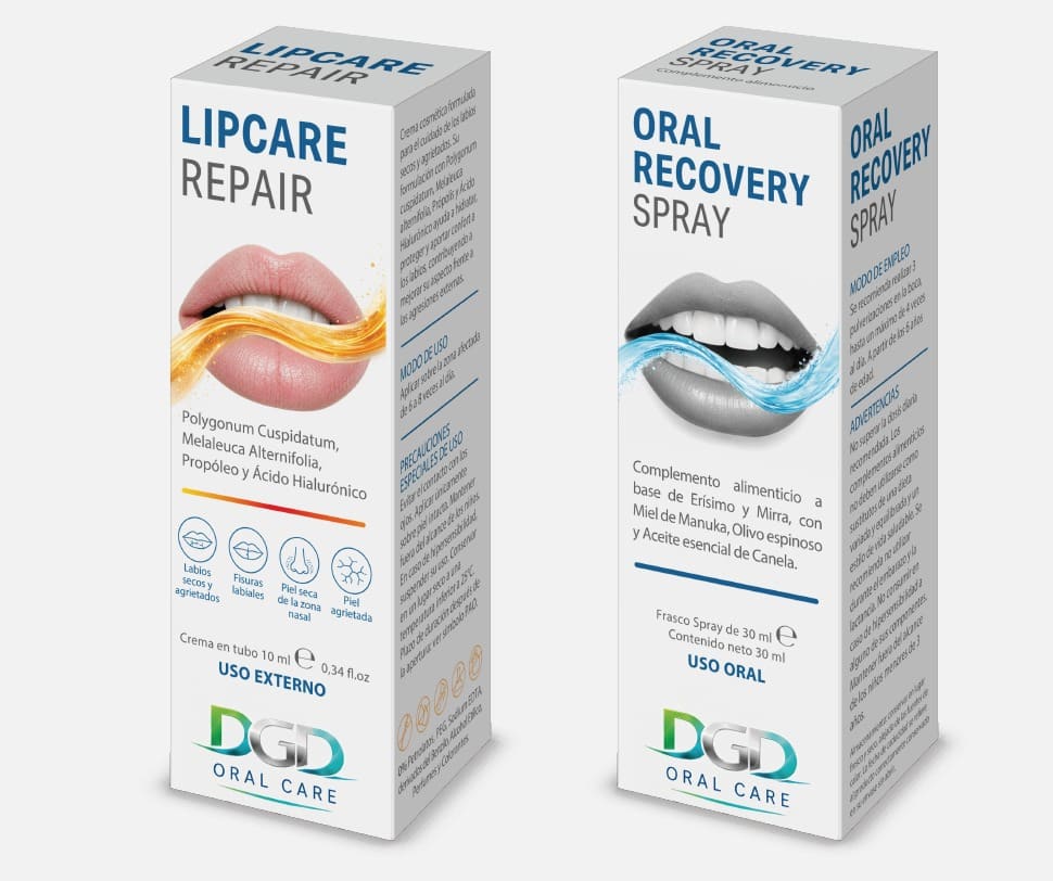 LipCare Repair y Oral Recovery Spray de DGD Oral Care